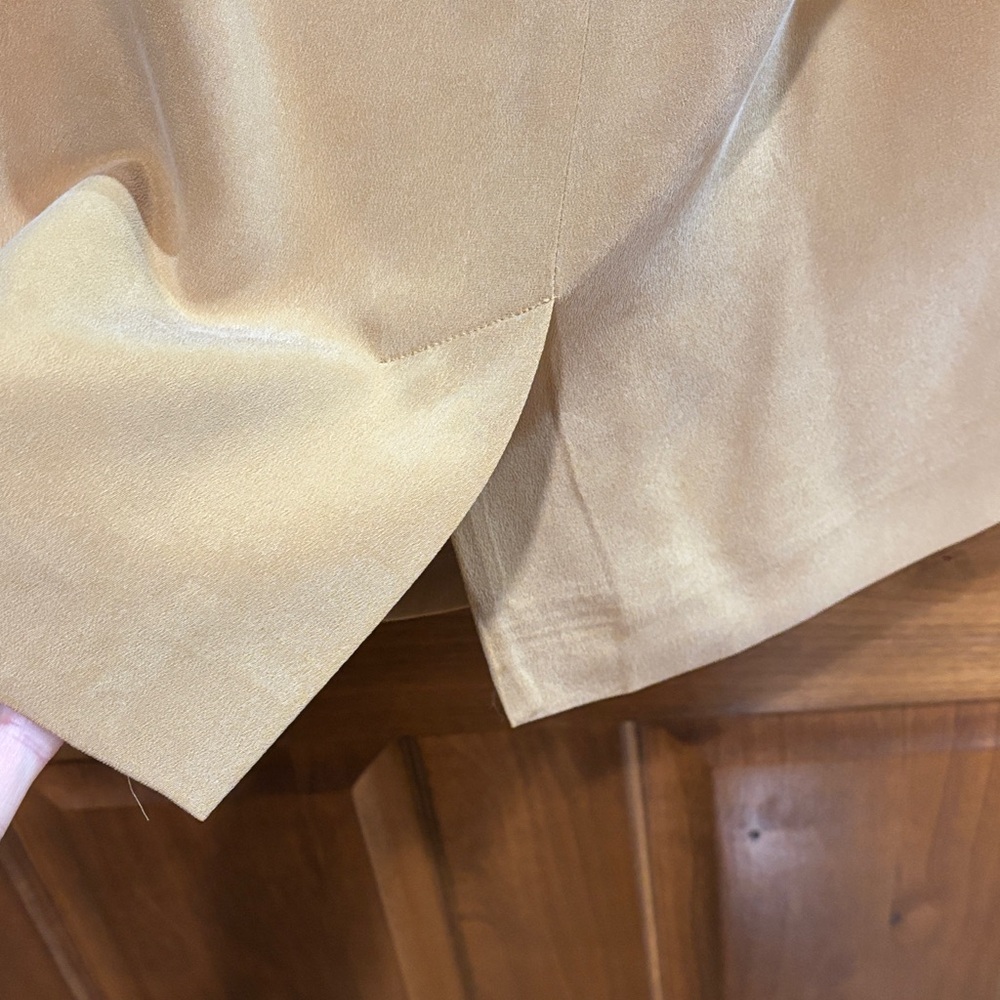 Evan Picone Tan Blazer and Skirt set SZ 6 - Picture 6 of 13